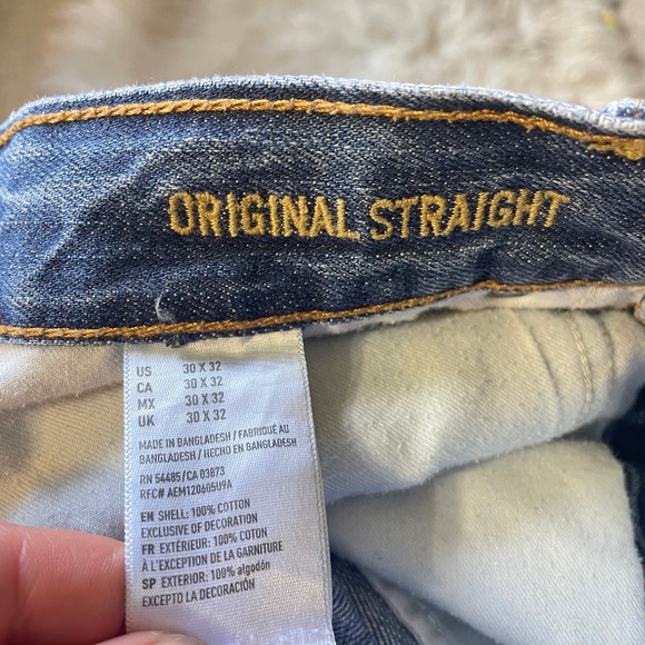 5/$25 American Eagle Men's Cut Off Jean Shorts 30 - Picture 8 of 8